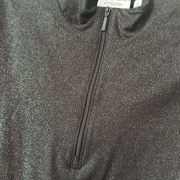 Chico’s Zenergy Foil Half Zip Top - Picture 6 of 11